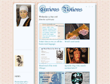 Tablet Screenshot of curiousnotions.com